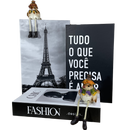 Kit 3 Livros Decorativos Organizadores - Modelo Casablanca