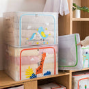 Organizador Infantil com Zíper – Grande (66L) para Brinquedos e Roupas