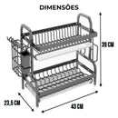 ESCORREDOR EM INOX PARA COZINHA