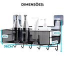 Cesto Organizador Suporte Aramado – Com Adesivos ProFix!