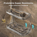 Sissy - Prateleira Organizadora Dupla Multiuso em Acrílico