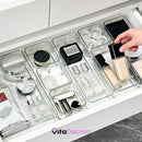 Kit 4 Organizadores Transparentes Modulares - Elegance Collection