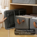 Cesto Organizador Multiuso Tecido Impermeável Dobrável