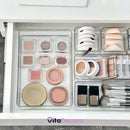 Kit 4 Organizadores Transparentes Modulares - Elegance Collection