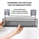 Cesto Organizador Suporte Aramado – Com Adesivos ProFix!