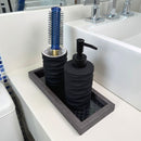 Bandeja Decorativa de Madeira com Vidro – Organização e Sofisticação