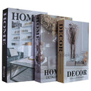 Livros Decorativos Organizadores Kit com 3 - Home Design