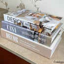 Kit 3 Livros Decorativos Organizadores - Modelo DECOR