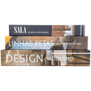 Kit Livros Decorativos Organizadores - Design Moderno