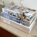 Kit 3 Livros Decorativos Organizadores - Modelo DECOR