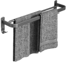 Suporte Toalha Duplo com Adesivos ProFix - Vita™ [FRETE GRÁTIS]