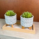 Bandeja Decorativa de Madeira com Vidro – Organização e Sofisticação