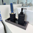 Bandeja Decorativa de Madeira com Vidro – Organização e Sofisticação