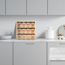 Porta Temperos em Bambu com 12 Potes Herméticos – Organização e Praticidade